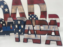 Load image into Gallery viewer, American Flag Dad, Papa, Grandpa