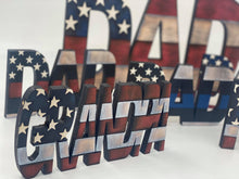 Load image into Gallery viewer, American Flag Dad, Papa, Grandpa