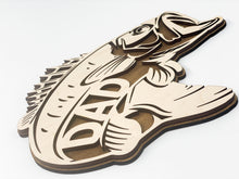 Load image into Gallery viewer, Bass Father's Day Sign