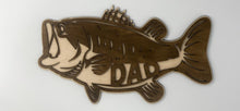 Load image into Gallery viewer, Bass Father's Day Sign