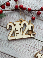 Load image into Gallery viewer, 2021 Vaccine Funny Ornaments