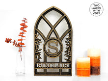 Load image into Gallery viewer, Arch Window Monogram