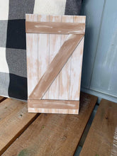 Load image into Gallery viewer, Barn Door Shutter Decor
