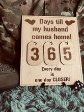 Load image into Gallery viewer, Military Deployment Countdown
