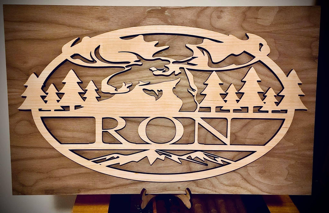 Moose Monogram