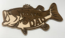 Load image into Gallery viewer, Bass Father&#39;s Day Sign
