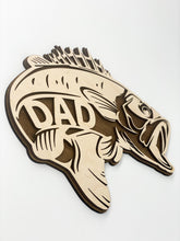 Load image into Gallery viewer, Bass Father&#39;s Day Sign
