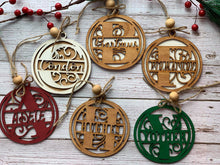 Load image into Gallery viewer, Monogram Ornaments
