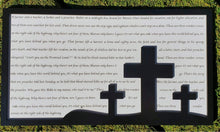 Load image into Gallery viewer, Wooden Crosses Sign
