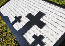 Load image into Gallery viewer, Wooden Crosses Sign
