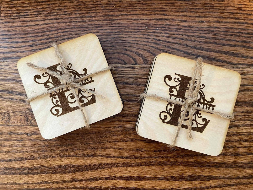 Monogram Coasters